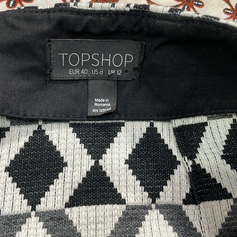 Top Shop Tribal mini Skirt - Picture 8 of 12
